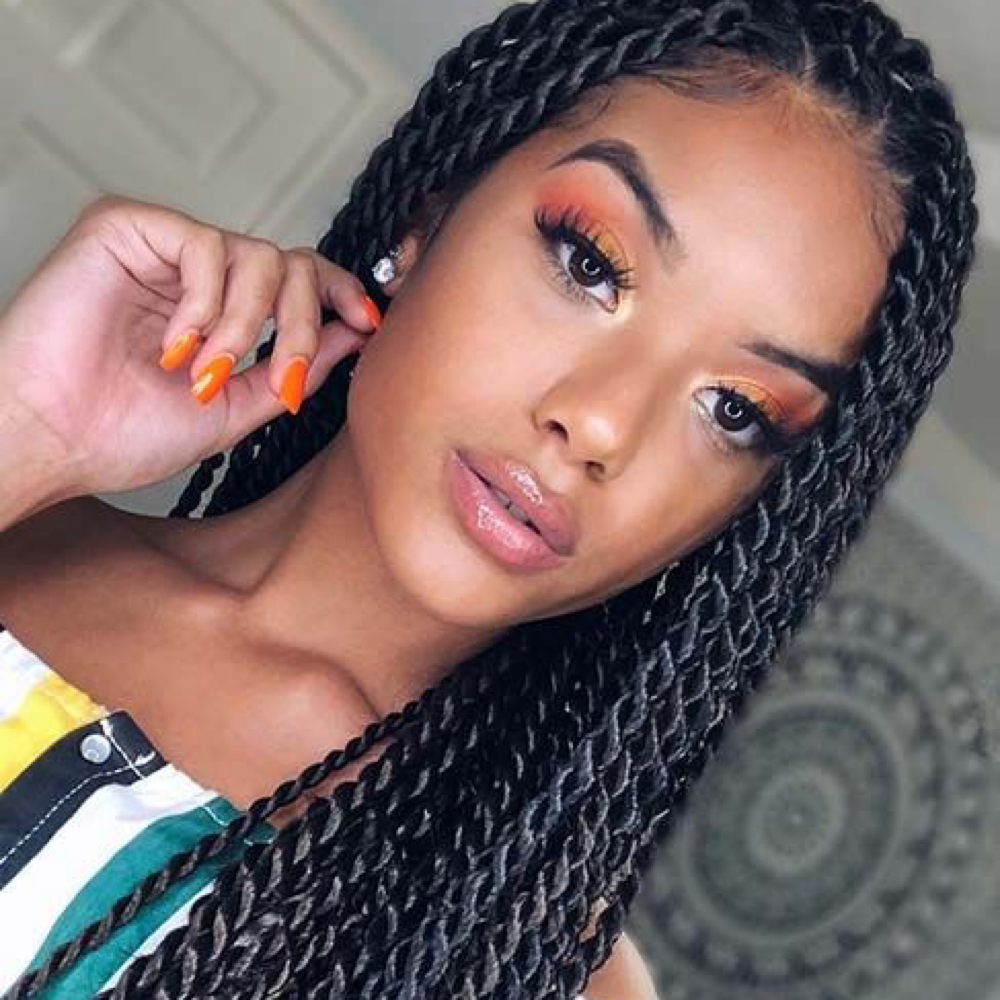 Retouch Senegalese Twist Waist at Zara Hair Braiding Salon in 30328