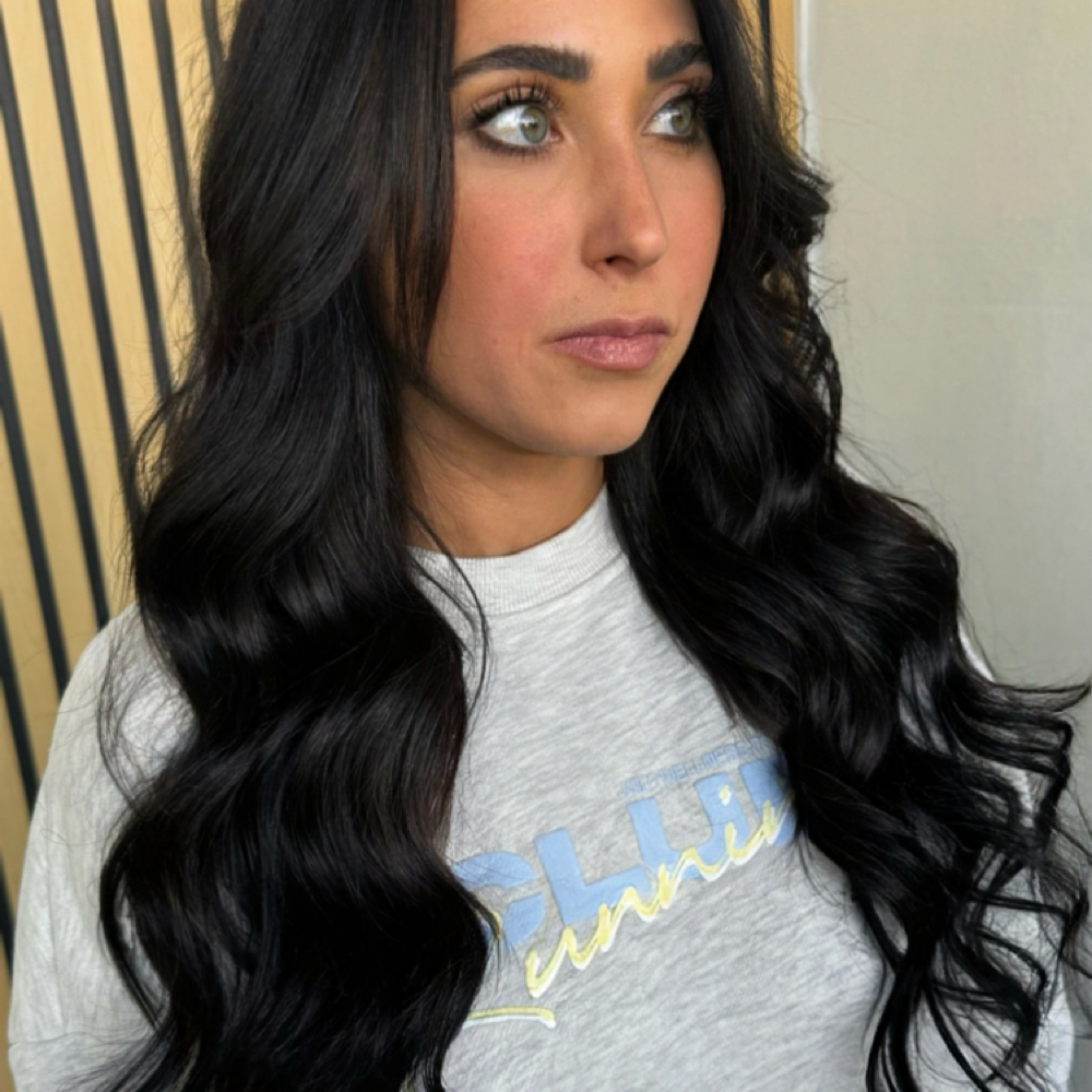 Handtied Extension 1 Row Install at Sable Hair Co in Fayetteville, AR