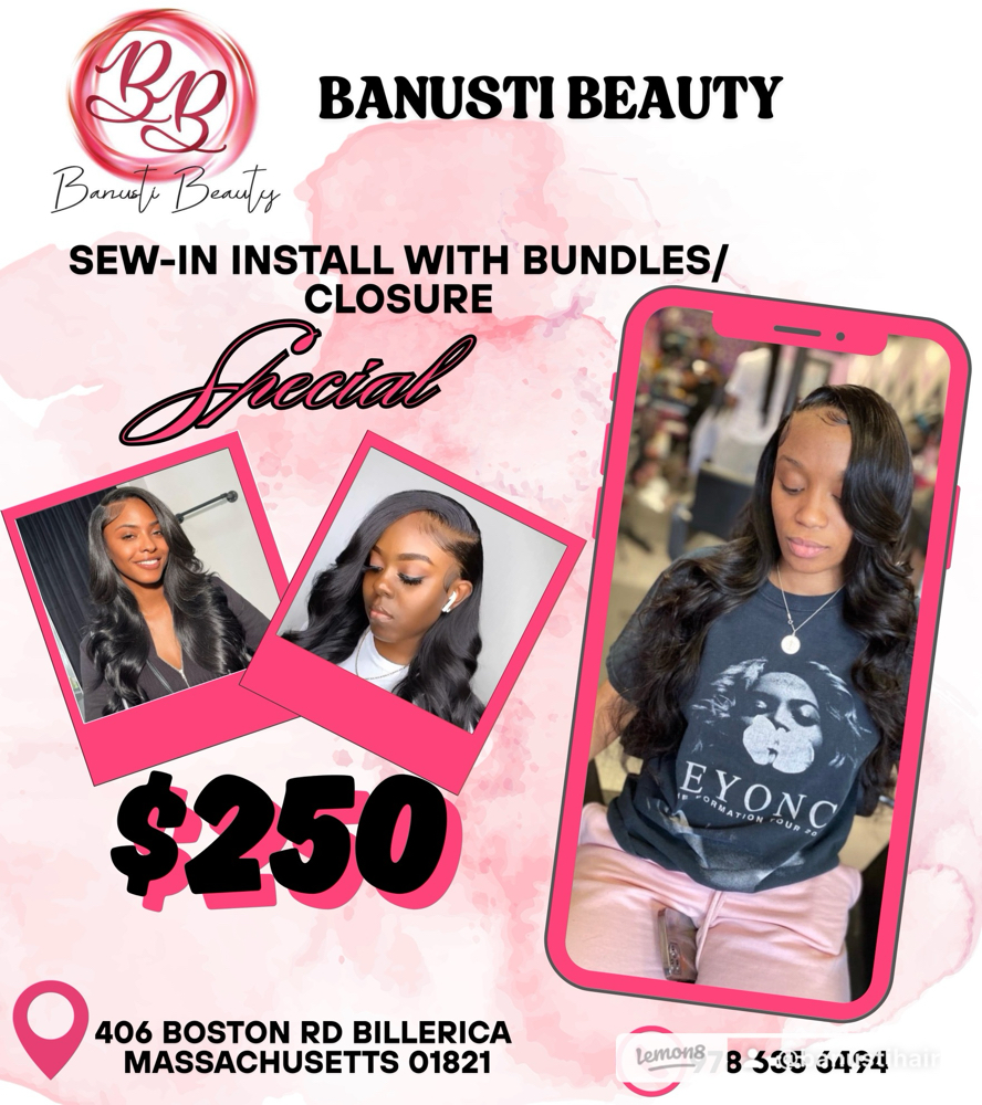 Special Sew In With Closure For Jun