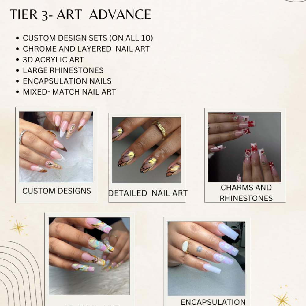 Advanced Nail Art -Tier 3 at Hilda’s Queen Nails LlC in Marietta, GA