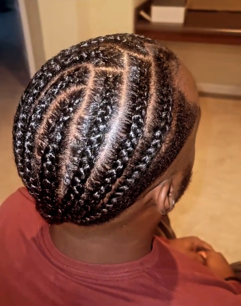 Cornrows at Veloré Studios & Co in Stone Mountain, GA
