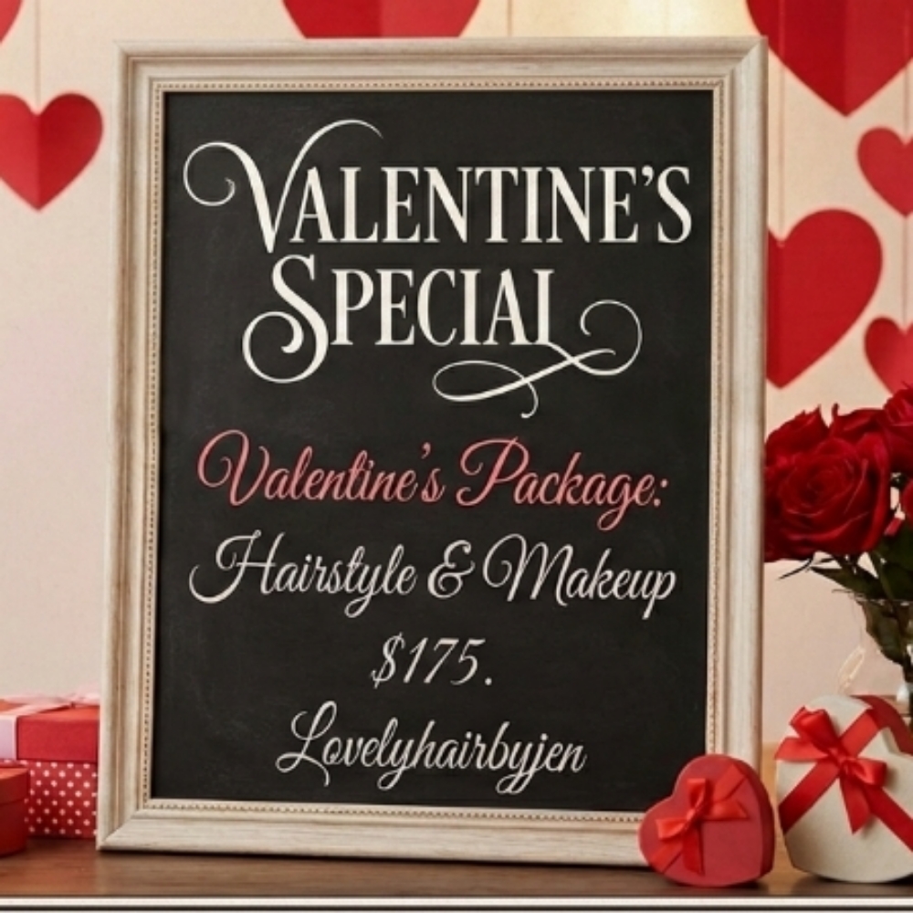 VALENTINES SPECIAL PACKAGE at LOVELY HAIR BY JEN in Riverside, CA