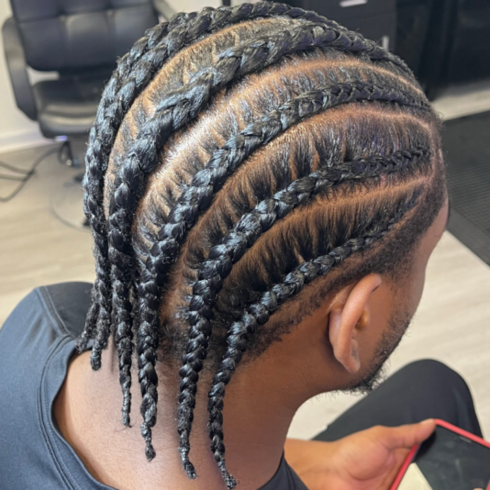 Basic Men’s Cornrows Special at Angelhairdivinity in Hoover, AL