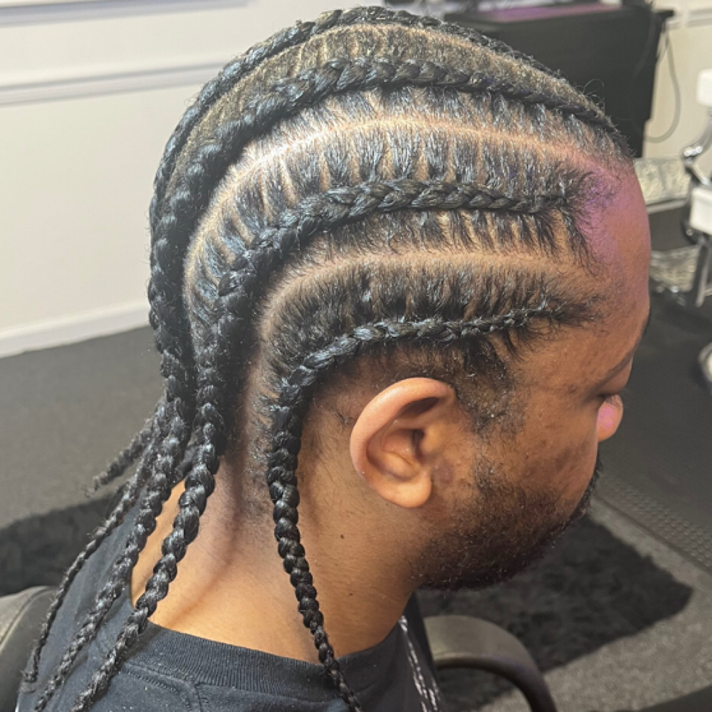 Basic Men’s Cornrows Special at Angelhairdivinity in Hoover, AL