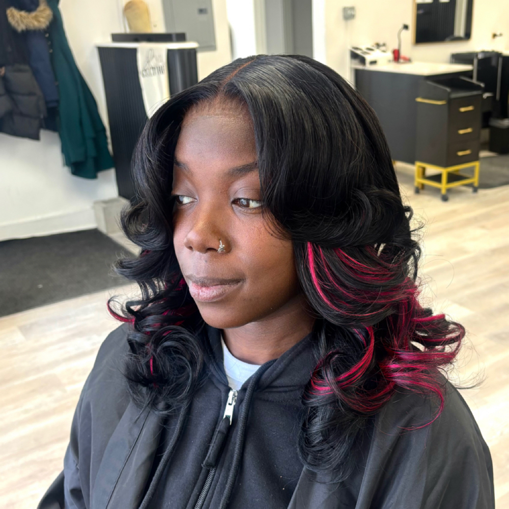Quick Weave (with Leave Out) at HAIR ART 77 in Homewood, IL