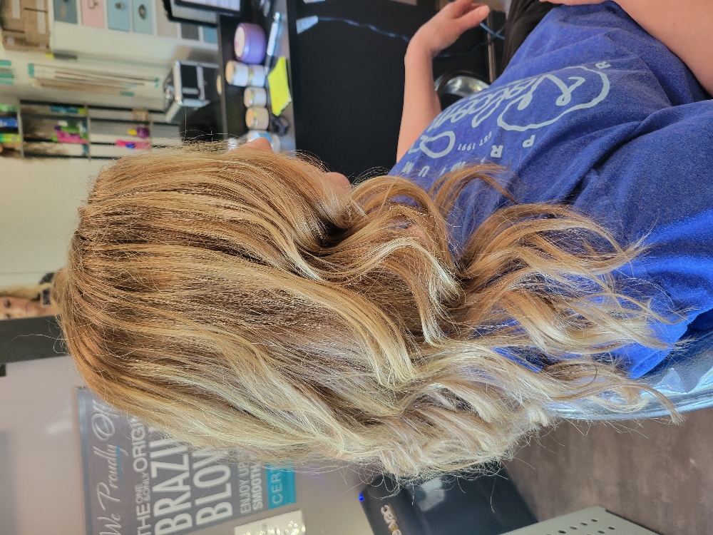 Virgin Balayage And Tone