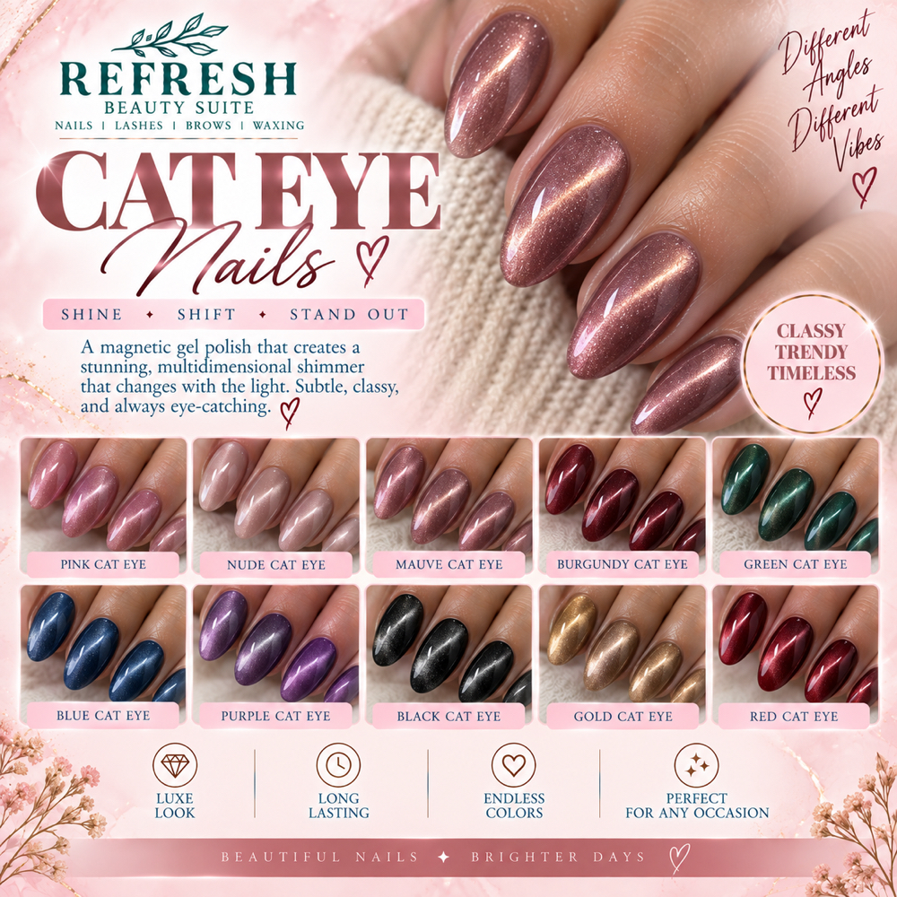 Cateye at Refresh Beauty Suite in Rock Hill, SC