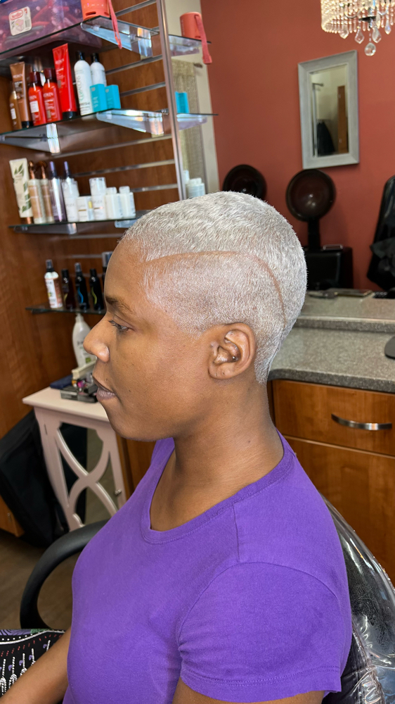 Blonde Clipper Cut