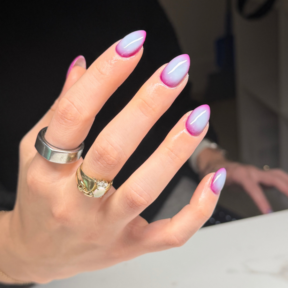 Medium Acrylic Overlay at Rennys Nails in Decatur, IL