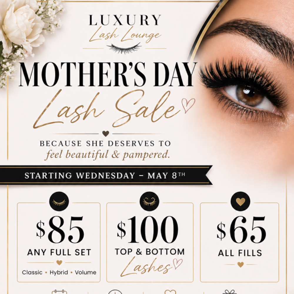 $85 SET at Luxury Lash Lounge in Cartersville, GA