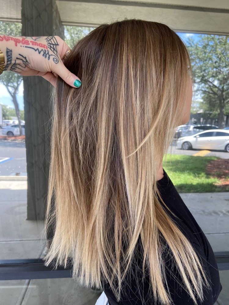 Balayage W/Toner