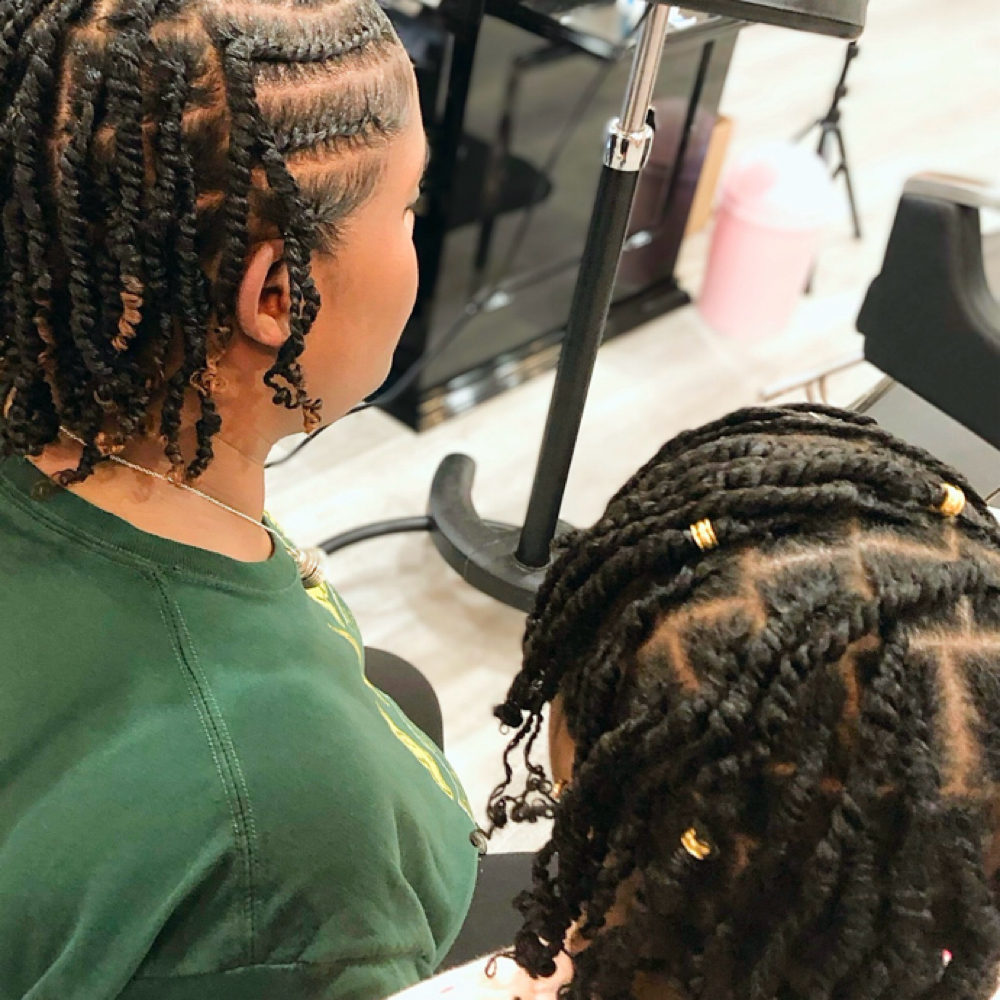 Two Strand Twist at Okomoko Beauty Bar in MELROSE PARK, IL