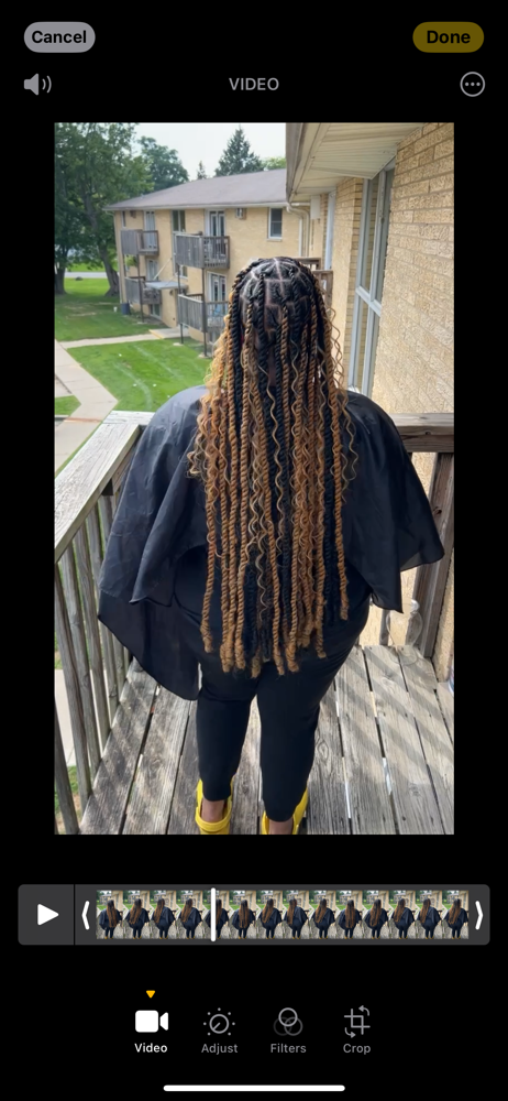 Invisible Locs (long/butt Length)