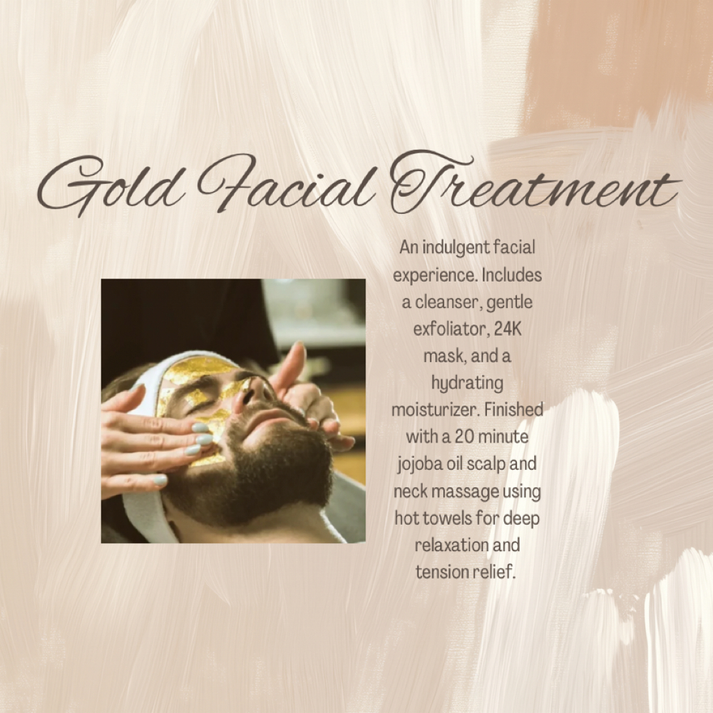 Gold Facial at Artisan Salon & Barber Studio in Lake Mary, FL
