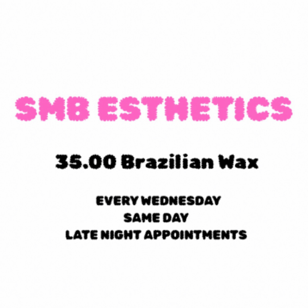 35.00 Wednesday Brazillan Wax at ShadeMe Brows in Fayetteville, NC