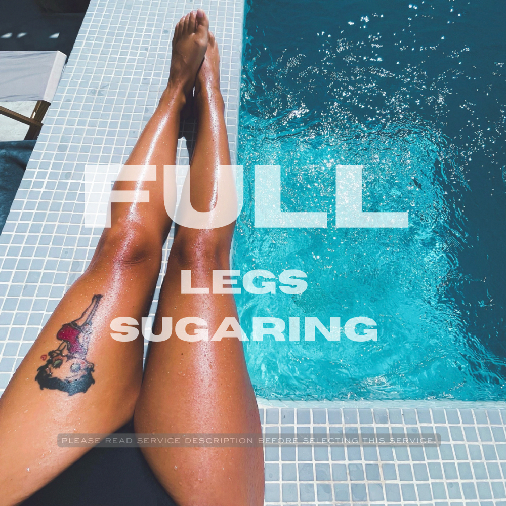Legs (full) Sugaring at Sugar Luxe 473 - #1 Spicemas Skin Prep Destination in Pearland, TX