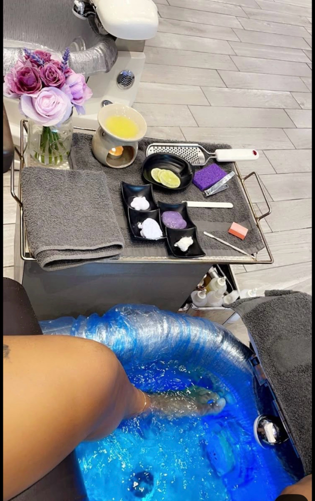 Pedi with Gel Polish at Glam Beauty Lounge in Whitesburg, KY