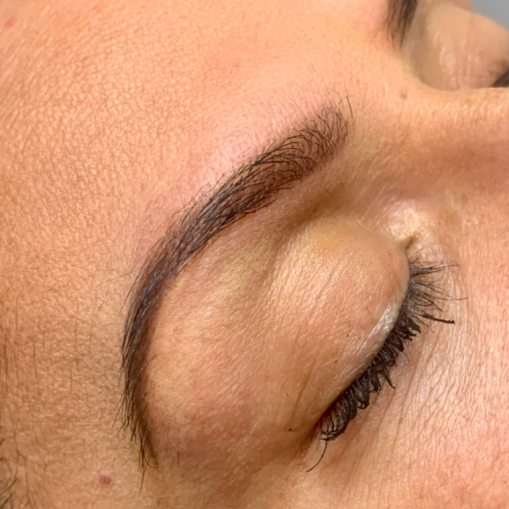 Ombre’ Powder Brows PMU Tattoo at Meadow and Blush Beauty Bar in Temecula, CA