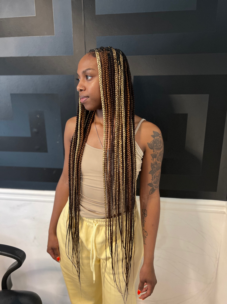 Knotless Braids Medium Waist Length