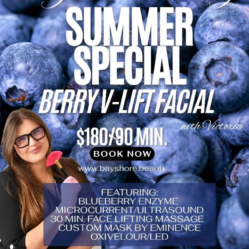 SUMMER SPECIAL-BERRY V-LIFT FACIAL at Bayshore Beauty in Keyport, NJ