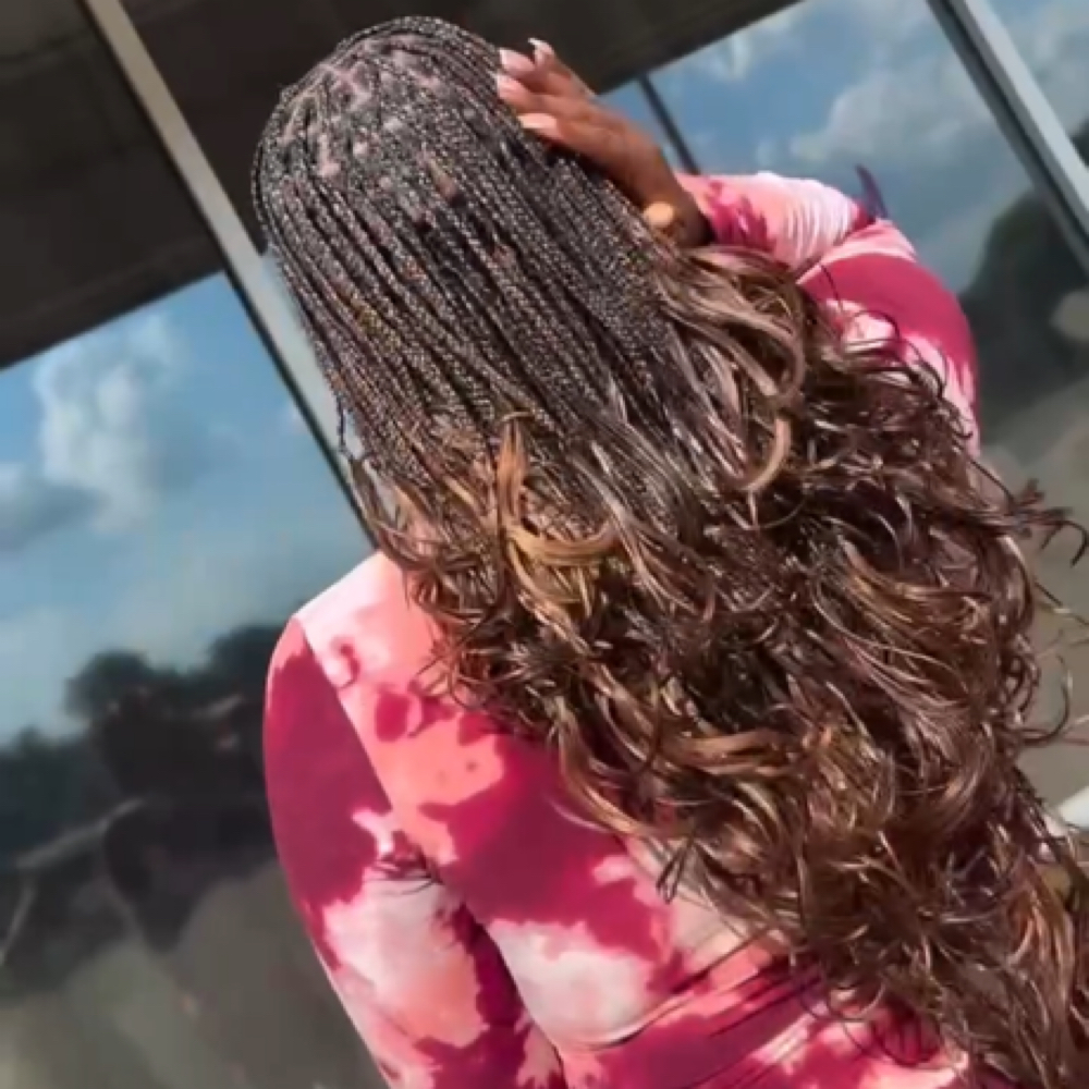 Xs French Curl Braids at TheHairAllure in Indianapolis, IN