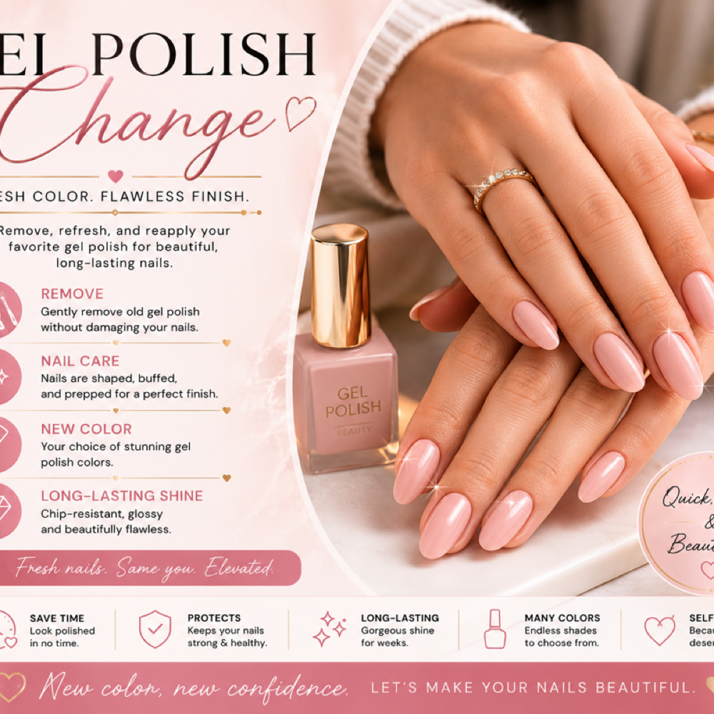 Gel Polish Change at Prestige Nail Lounge LLC in Chattanooga, TN