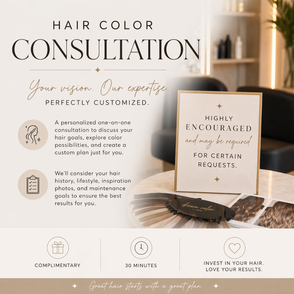 Hair Color Consultation at Rachel Nyce Hair in Cleveland, TN