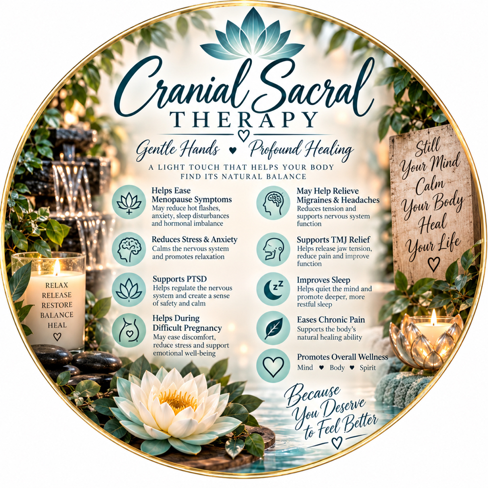 60 Min Cranial Sacral Massage at Aprils Renewal Therapy in Pocahontas, AR