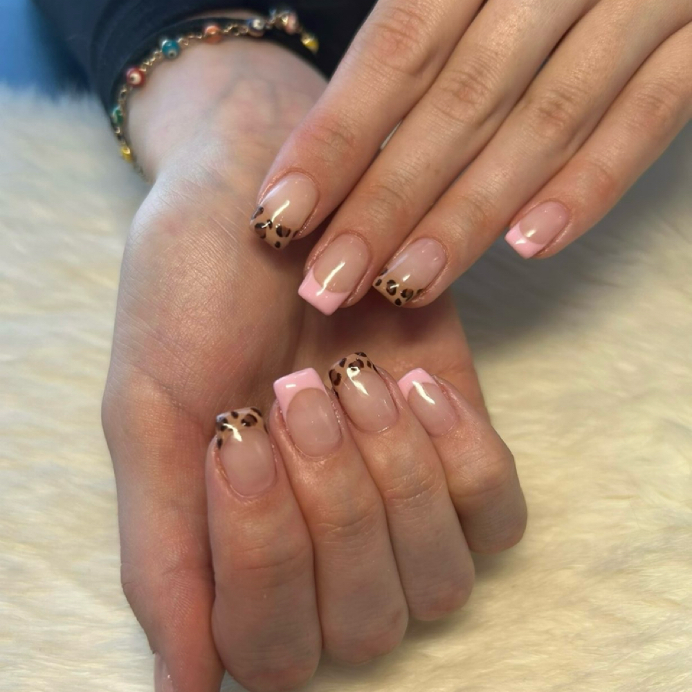 Gel Mani French at K&E Nail Studio in Rapid City, SD