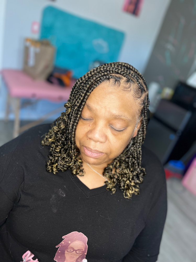 Knotless Braid Bob at BraidsByLici in Kansas City, MO