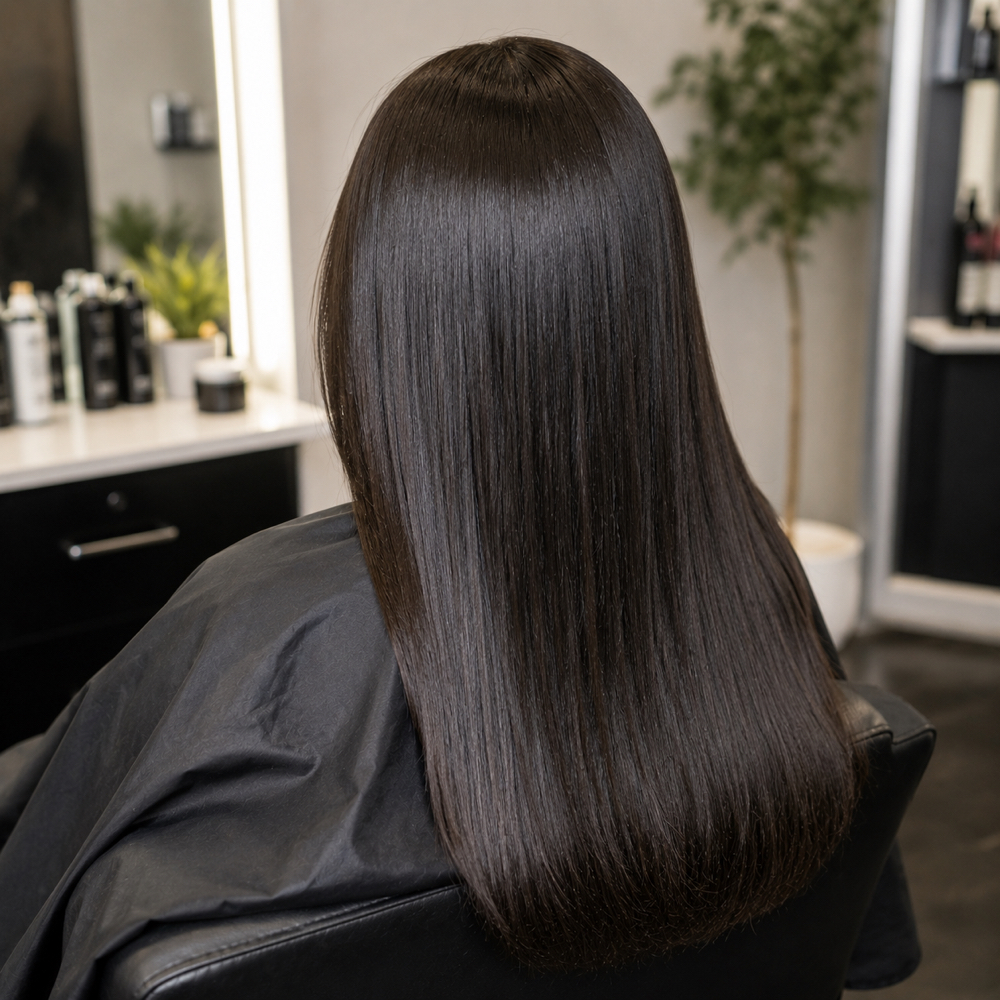 Smoothing Treatment + Silk Press at Atelier K in Cypress, TX