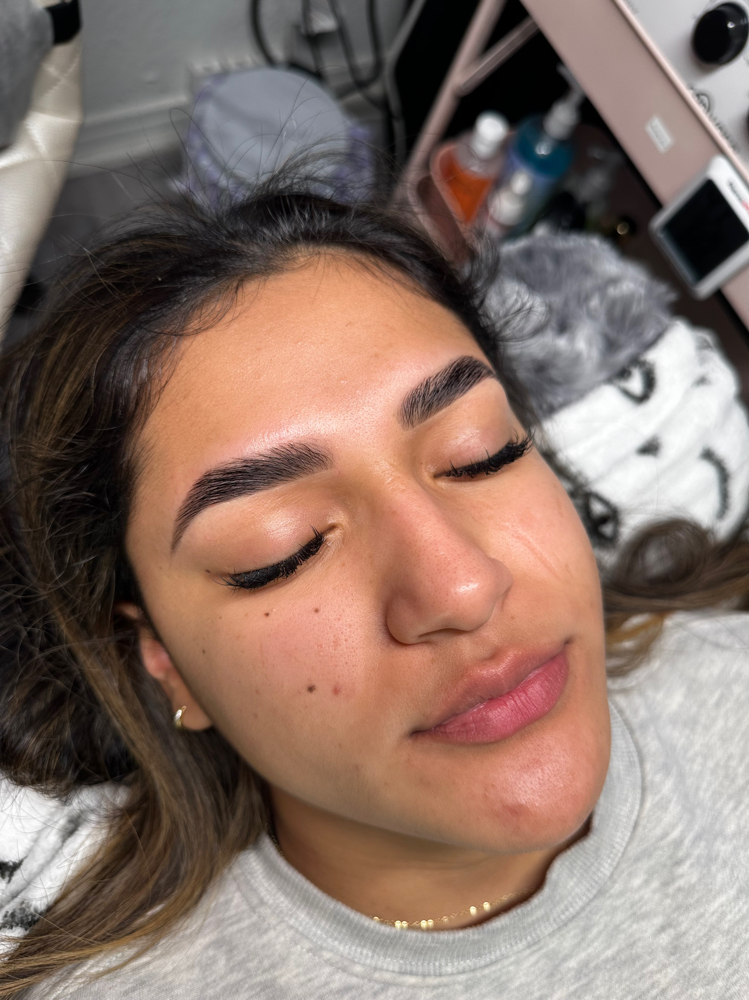 Brow Lamination, Wax And Tint