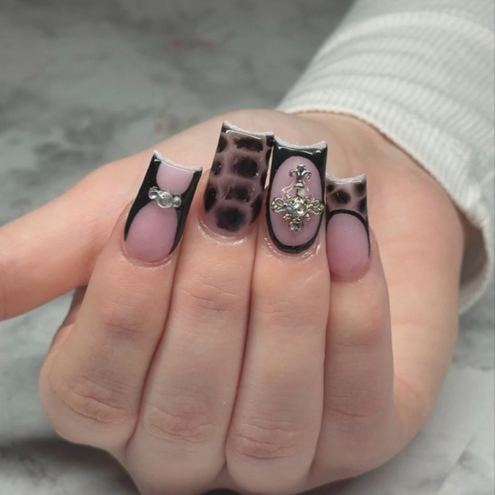 long fill in at Lovely Nails in New Carlisle, OH