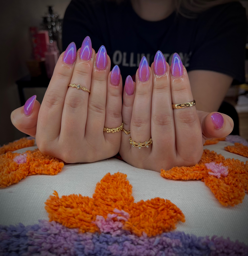 Acrylic Nail Fill + Gel Polish