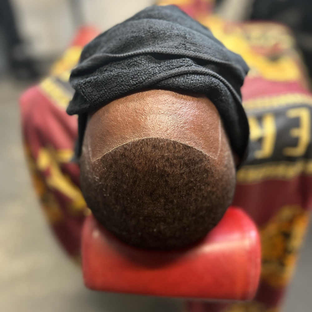 Hot Towel Shave at Leroy Brown III in Savannah, GA