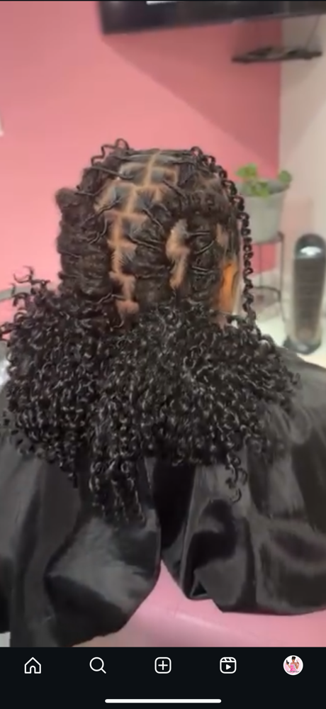 Boho Ponytail/Bun at Loc’d N Wit Tweet in Temple Hills, MD