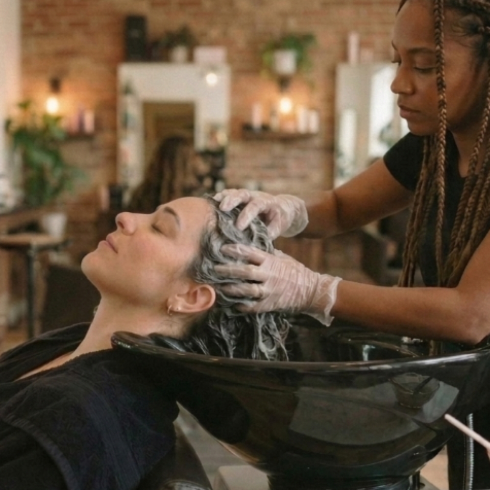Conditioning Masque at Haus of Reign Inside Edward Douglas Salon in Homewood, IL