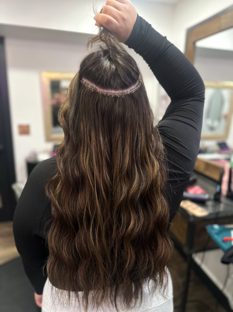 Hair extension 1 row move up