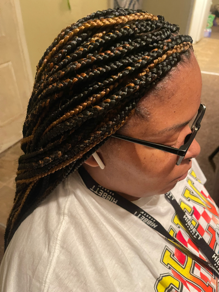 Small Box Braids Below Butt Lenght