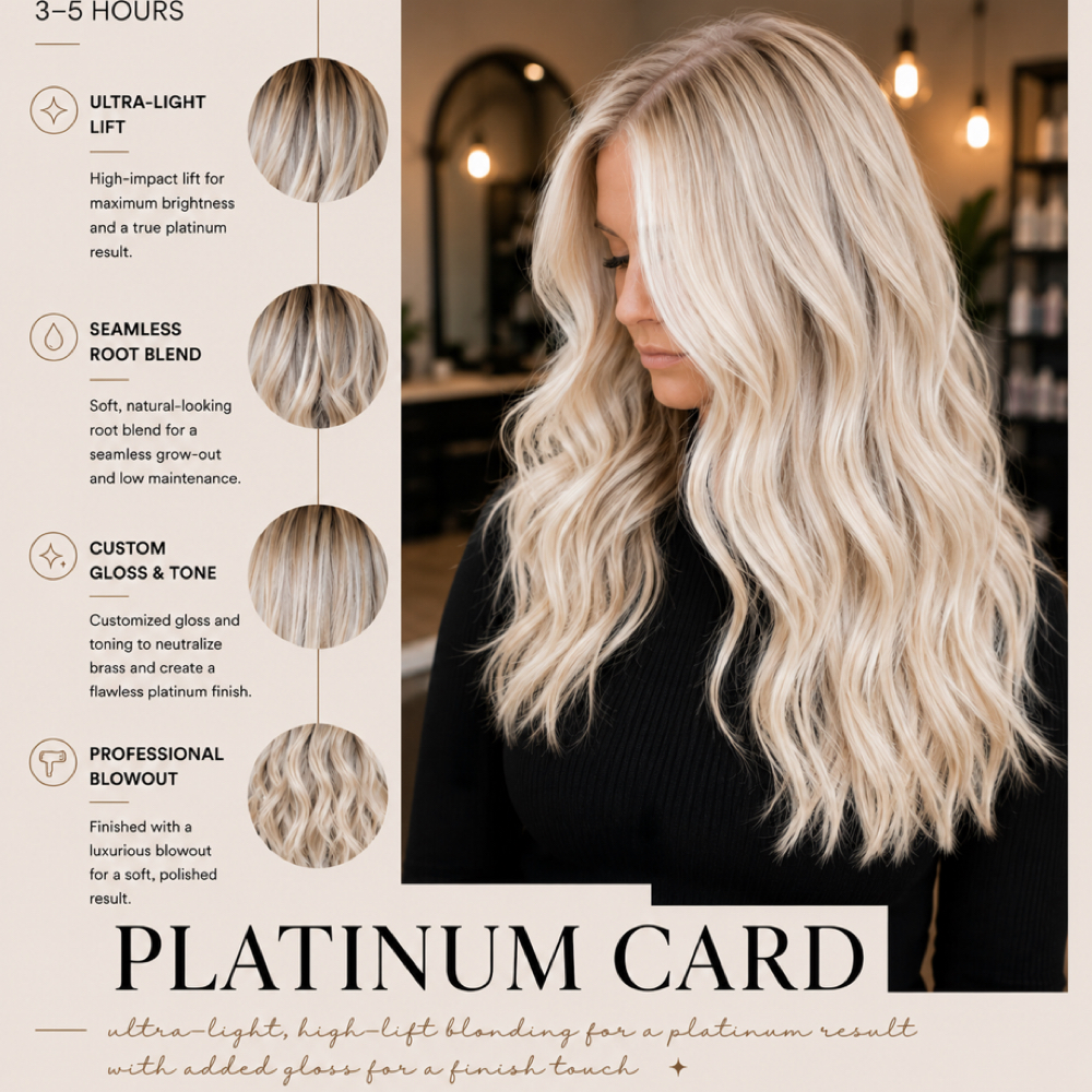 Platinum Card at Jenn Rose -Hair Artistry- in Victorville, CA
