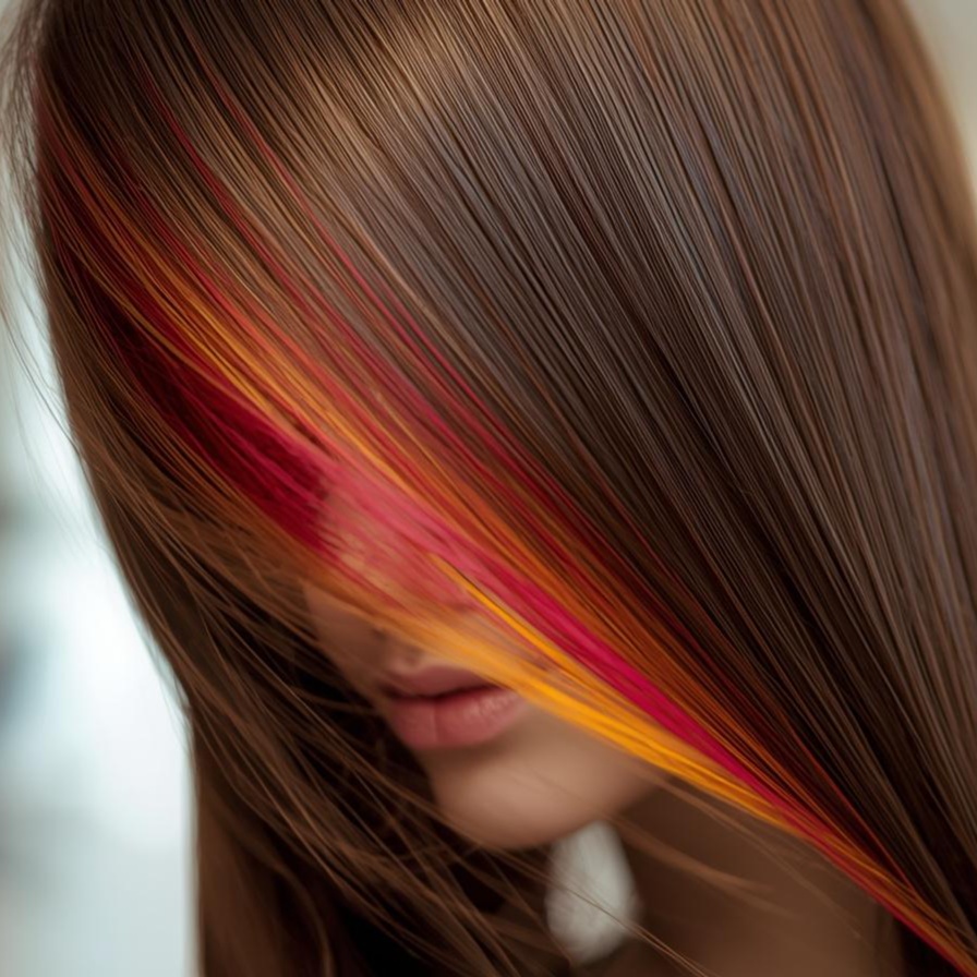 Hair color - Custom Peekaboo at Sweet Pea Beauty Salon & Day Spa in Sandy, UT