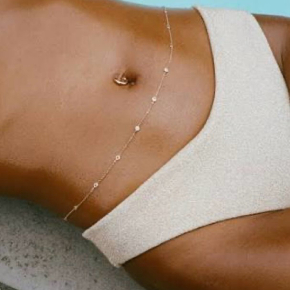 Belly Chain at Pisces Moon Permanent Jewelry in Alexandria, VA