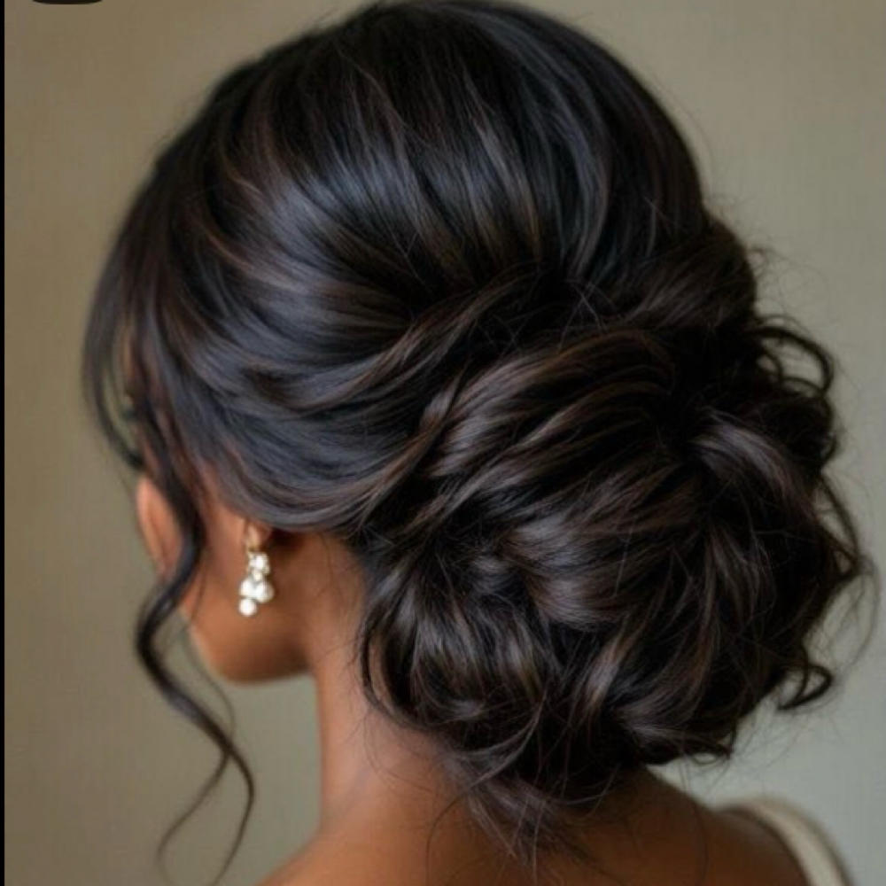 Updo at Lark & Lather Hair Ateleir in West Allis, WI