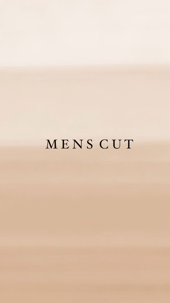 Mens Cut