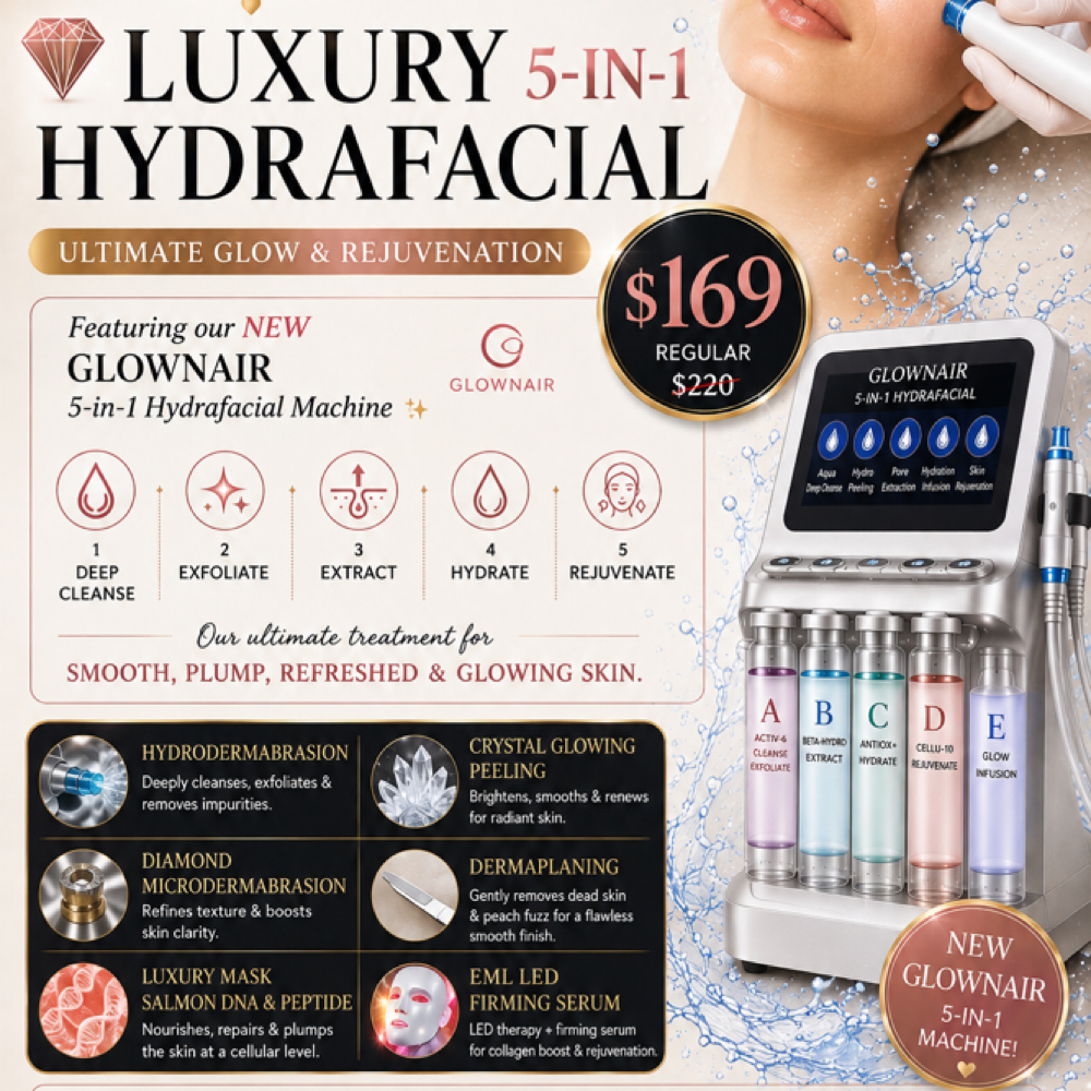 💎 LUXURY 5-IN-1 HYDRAFACIAL at Easy Beauty Spa in Victoria, TX