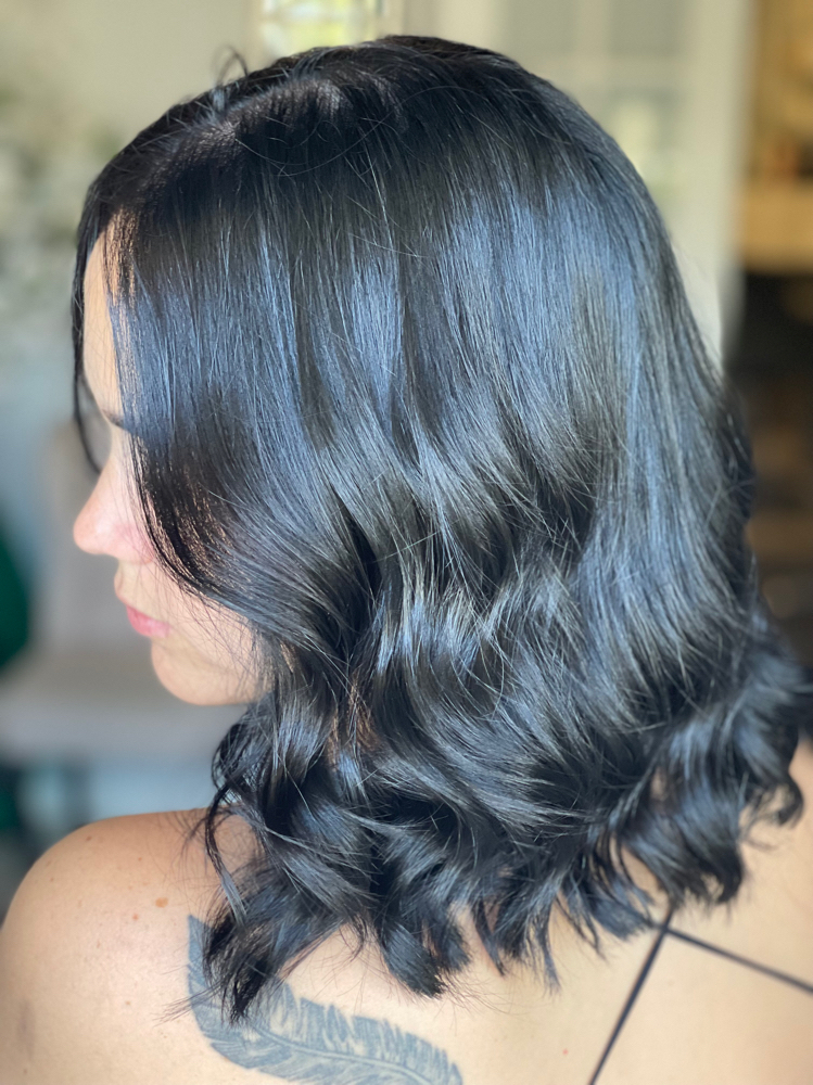 Base Color Retouch With Blow Dry
