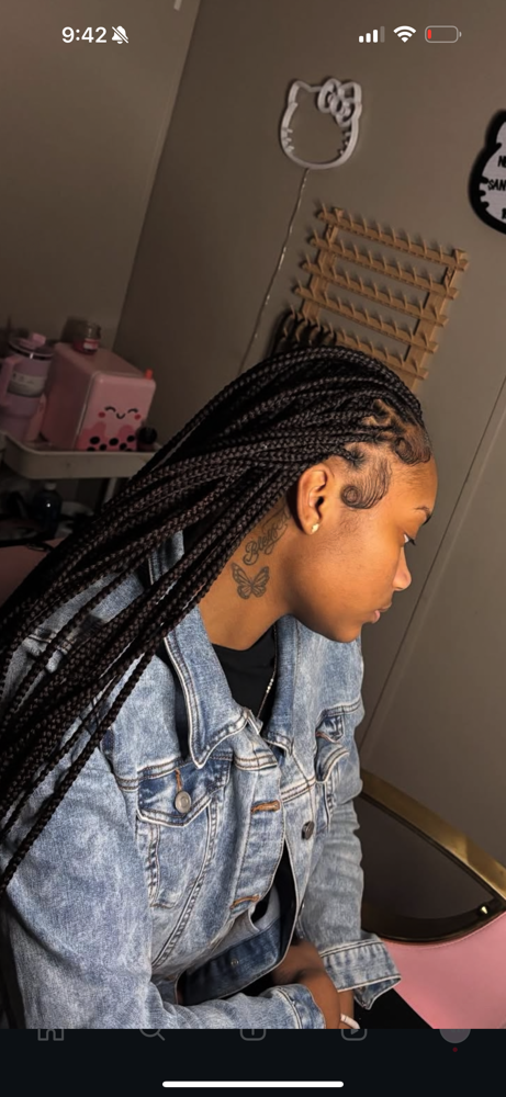 Knotless braids
