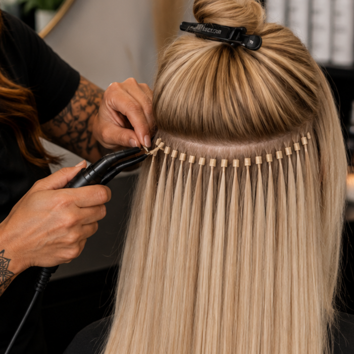 I-Tip Extensions at Milk and Honey Hair Collective in Auburn, CA