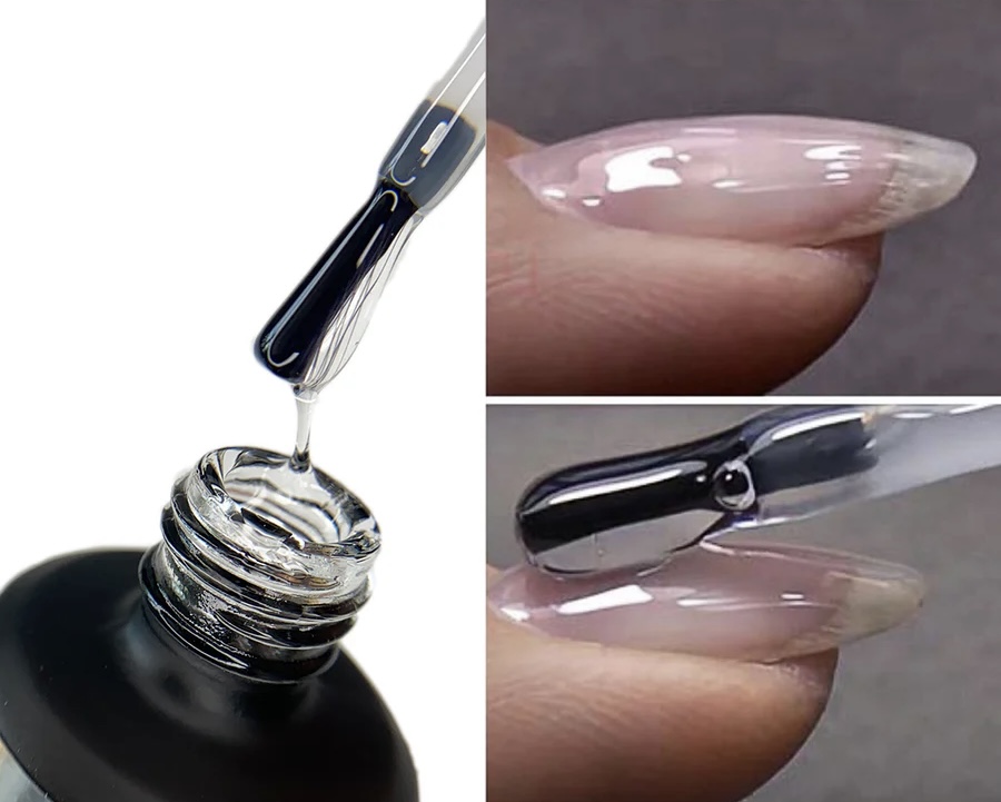 Rubber Base Overlay On Natural Nail