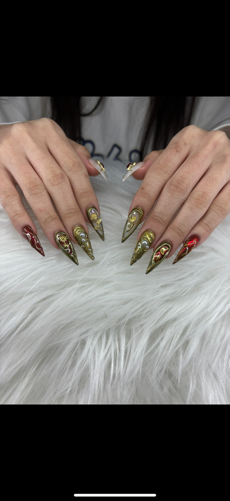 Long Acrylic Full set